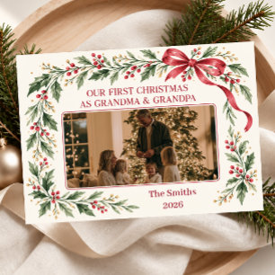 Nuestra primera Navidad como abuela y abuelo Foto