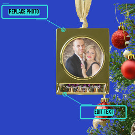 Nuestra primera Navidad como adorno de pancarta en