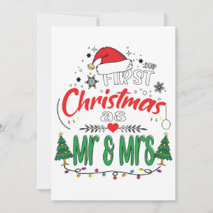 Nuestra primera Navidad como el Sr. y la Sra. Matc