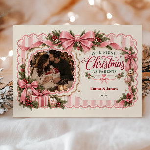 Nuestra primera Navidad como padres Foto