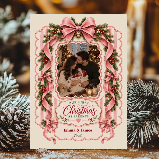 Nuestra primera Navidad como padres Foto (Subido por el creador)