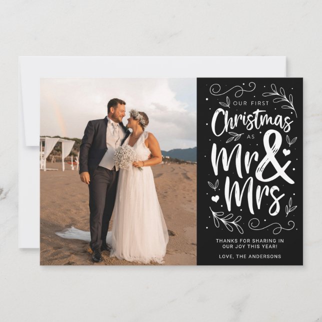 Nuestra Primera Navidad Como Sr. y la Sra. (Anverso)