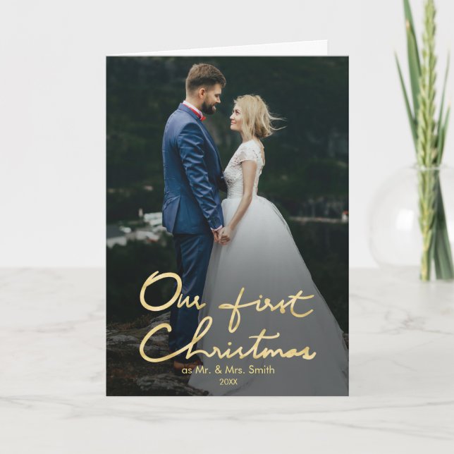 Nuestra primera Navidad como Sr. y la Sra. | Foto  (Anverso)