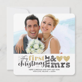 Nuestra primera Navidad como Sr. y Sra. Gold Holid