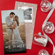 Nuestra Primera Navidad Como Sr. Y Sra. Photo Boda