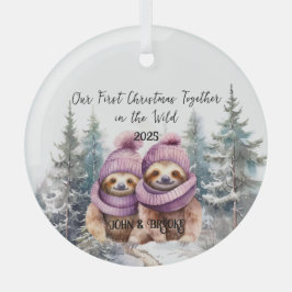 Nuestra primera Navidad en el salvaje ornamento de