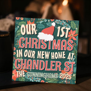Nuestra primera Navidad en nuestra nueva tarjeta d