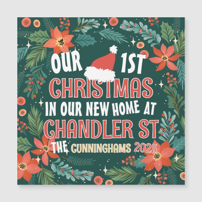 Nuestra primera Navidad en nuestro nuevo hogar, nu (Anverso)