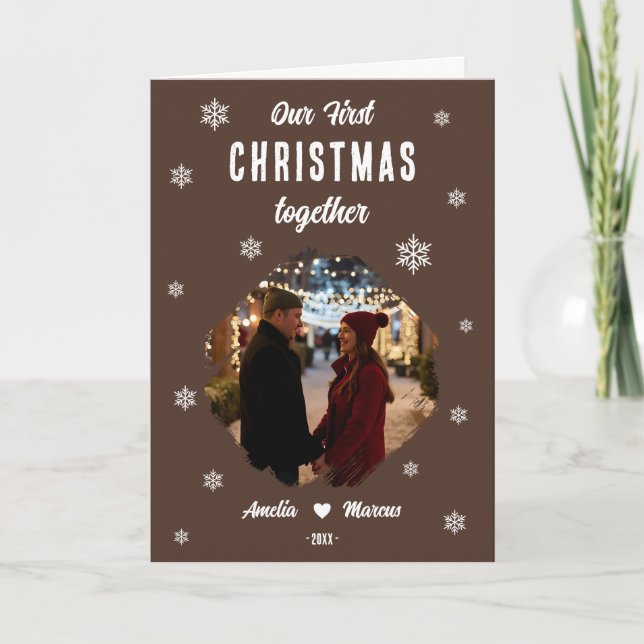 Nuestra Primera Navidad Juntos Foto  (Anverso)