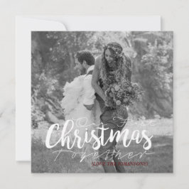 Nuestra primera Navidad juntos | Tarjeta fotográfi