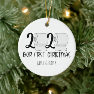 Nuestra primera Navidad - Ornamento 2020 - Papel h