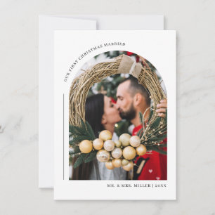 Nuestra primera tarjeta de fotografía de Navidad c