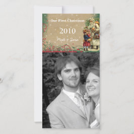Nuestra primera tarjeta de fotos de los Navidades 