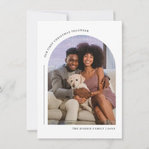 Nuestra primera tarjeta de fotos de Navidad juntos