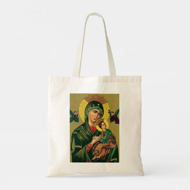 nuestra señora de ayuda perpetua en la bolsa (Reverso)