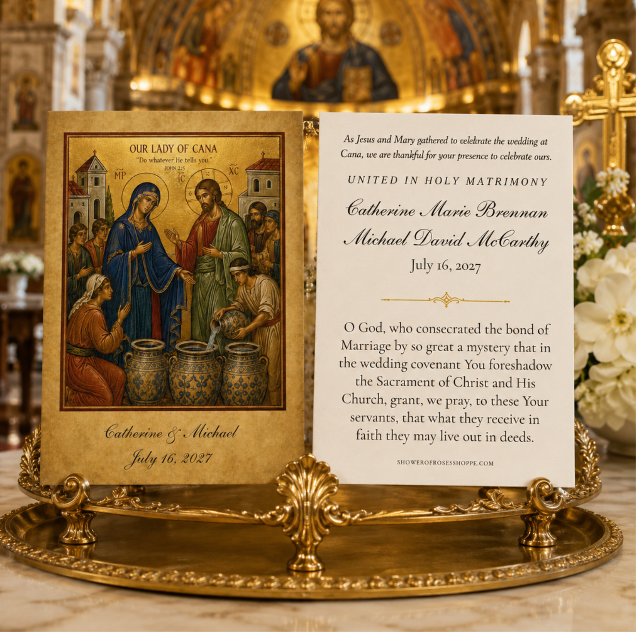 Nuestra Señora de Caná Favor de Boda Católico (Subido por el creador)