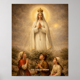 Nuestra Señora de Fátima Arte Impreso