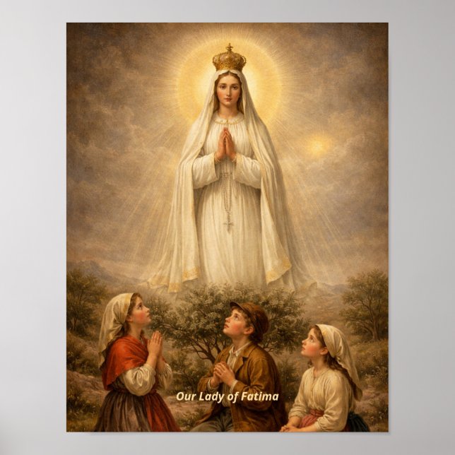 Nuestra Señora de Fátima Arte Impreso (Frente)
