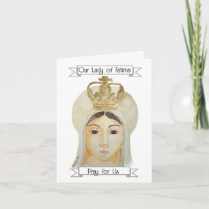 Nuestra Señora de Fátima - Rezo por su tarjeta