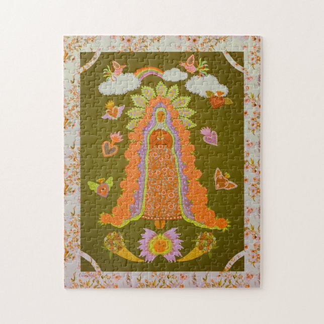 Nuestra Señora de Guadalupe 11x14 rompecabezas (Vertical)