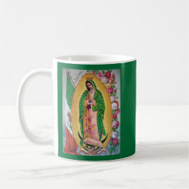Nuestra señora de Guadalupe con la taza de Coffe