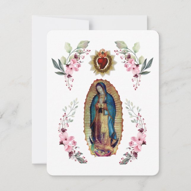 Nuestra Señora de Guadalupe, Nuestra Señora de Gua (Anverso)