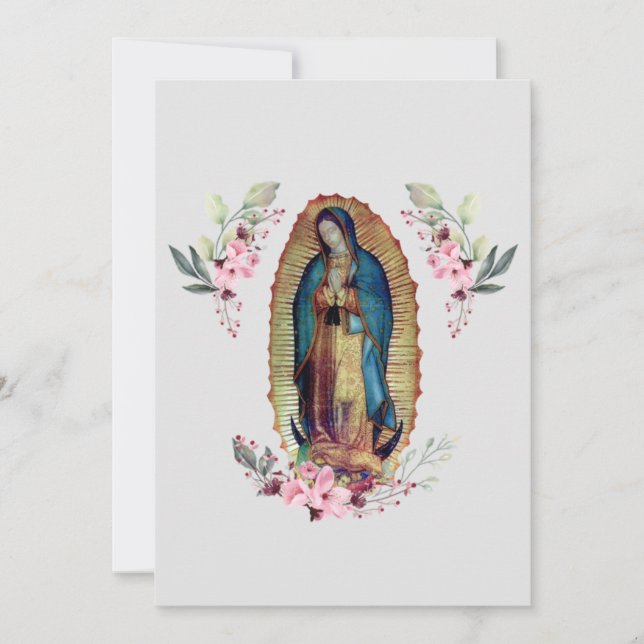 Nuestra Señora de Guadalupe, Nuestra Señora de Gua (Anverso)