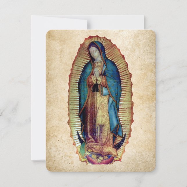 Nuestra Señora de Guadalupe, Nuestra Señora de Gua (Anverso)