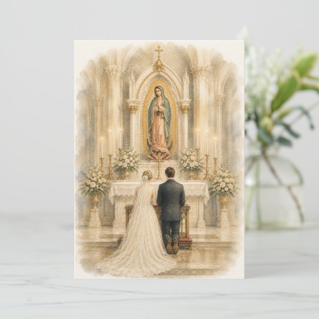 Nuestra Señora de Guadalupe Santuario de Bodas Acu (Anverso de pie)