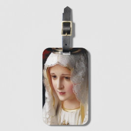 Nuestra señora de la etiqueta del equipaje de