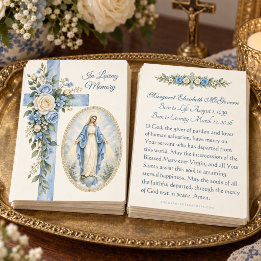 Nuestra Señora de la Gracia Azul Floral Memorial C