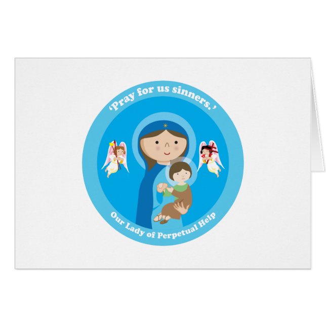 Nuestra Señora de la Perpetua Ayuda (Anverso (Horizontal))