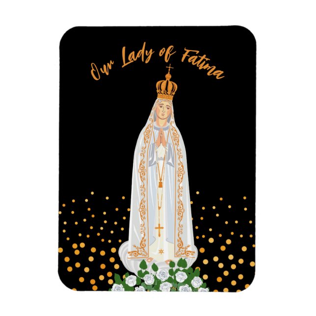 Nuestra Señora de la procesión Fátima del imán de  (Vertical)