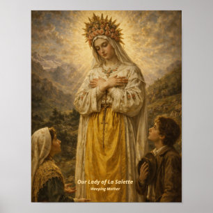 Nuestra Señora de La Salette Estampa de Arte