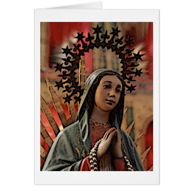 Nuestra señora de la tarjeta en blanco de (Frente)