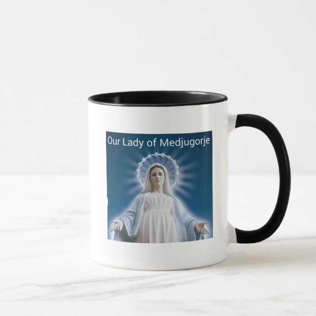Nuestra señora de la taza de café de Medjugorje (Derecha)