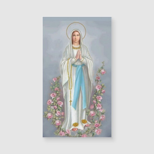 Nuestra señora de los rosas del Virgen María del (Anverso)
