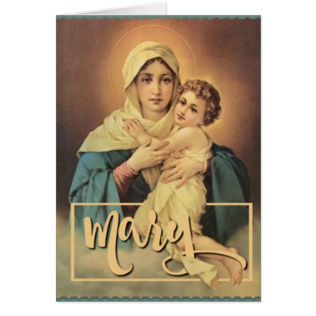 Nuestra señora de Schoenstatt con el bebé Jesús (Frente)