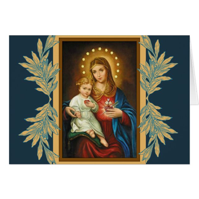 Nuestra señora del corazón inmaculado y triste (Anverso (Horizontal))