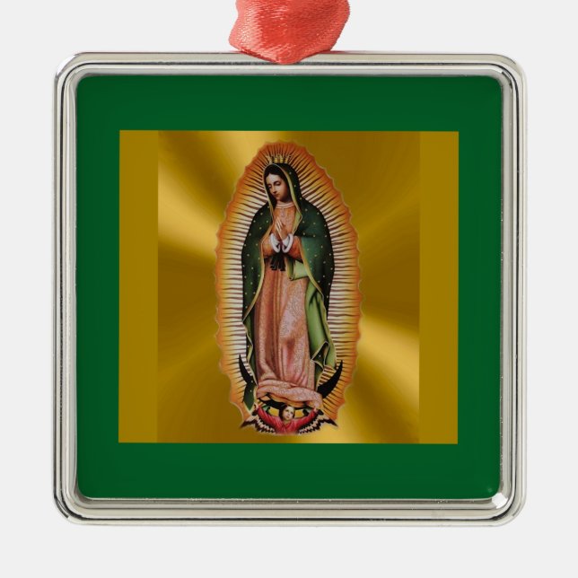 Nuestra señora del ornamento del navidad de (Frente)