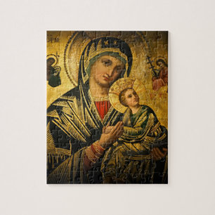 Nuestra señora del rompecabezas perpetuo del icon