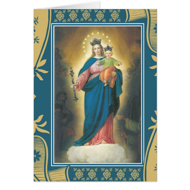 Nuestra señora Help del monumento de ofrecimiento (Frente)