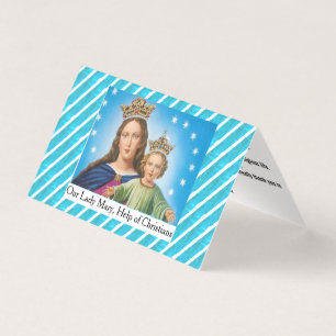 Nuestra Señora María, Tarjeta de Oración de Auxili