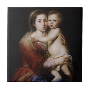 Nuestra señora Virgen María de la baldosa cerám