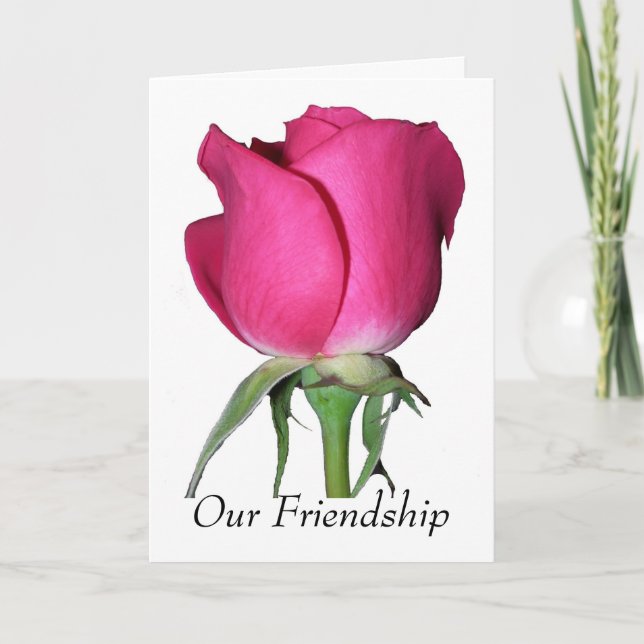 Nuestra tarjeta de felicitación de amistad (Anverso)