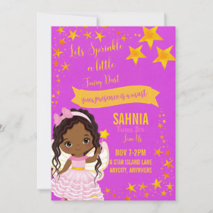 Nuestra tarjeta de invitación de cumpleaños de Sta