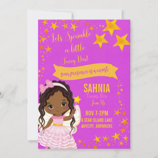 Nuestra tarjeta de invitación de cumpleaños de Sta