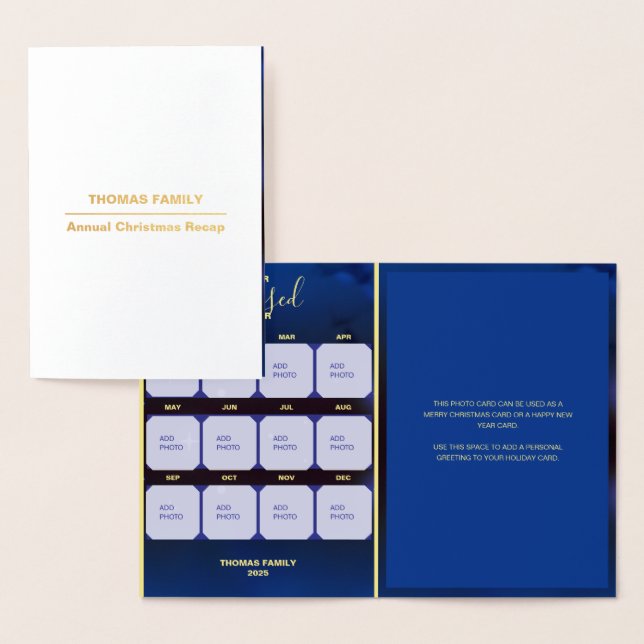 Nuestra tarjeta de lámina del día festivo de la fo (Demostración)