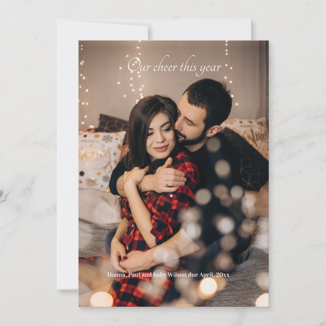 Nuestra tarjeta de vacaciones de bienvenida de est (Anverso)