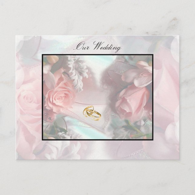 Nuestra tarjeta postal de invitación a la boda (Anverso)